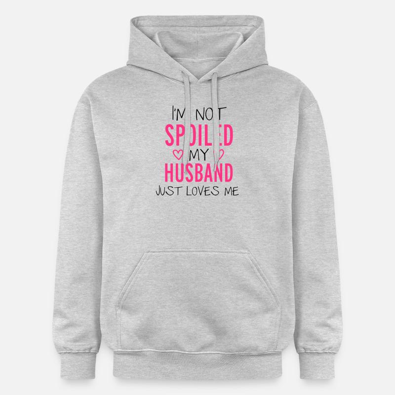 Spoiled - Sweat à capuche Softstyle® Gildan Unisexe - gris clair chiné