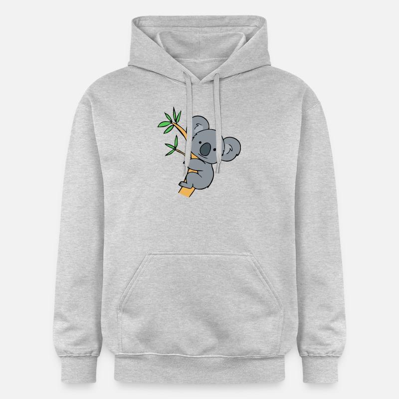 KOALA Bear 2 - Sweat à capuche Softstyle® Gildan Unisexe - gris clair chiné