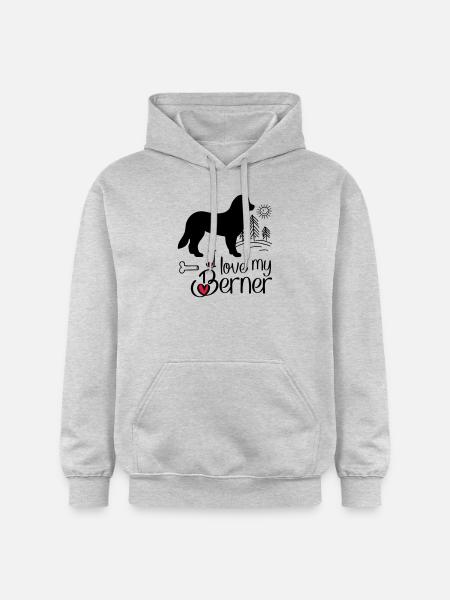 Bernese - Gildan Unisex Softstyle® Midweight Hoodie - light heather grey