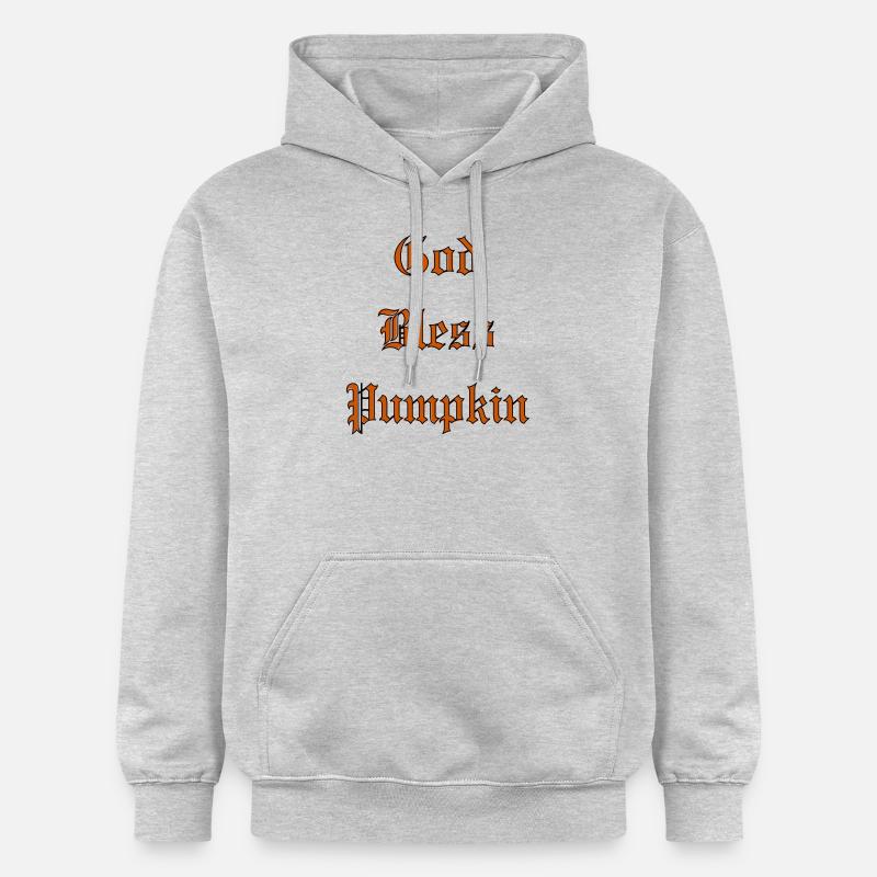 GodBlessCitrouille - Sweat à capuche Softstyle® Gildan Unisexe - gris clair chiné