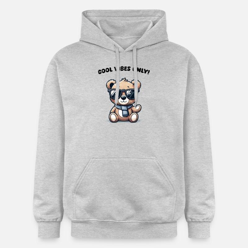 Lunettes de soleil Teddy Bear - Sweat à capuche Softstyle® Gildan Unisexe - gris clair chiné