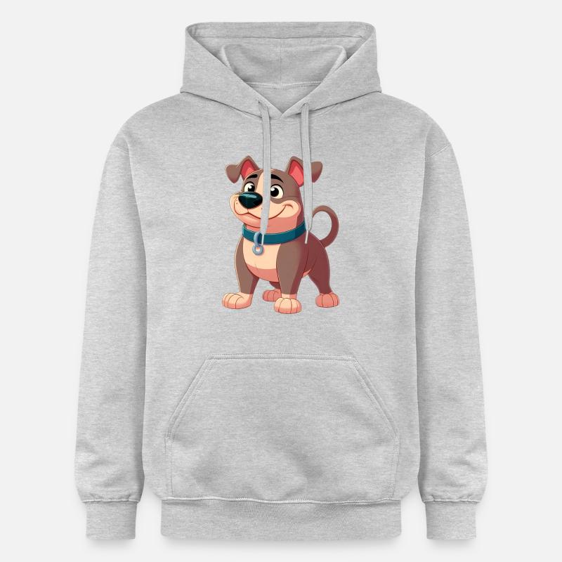 pitbull 4 - Sweat à capuche Softstyle® Gildan Unisexe - gris clair chiné