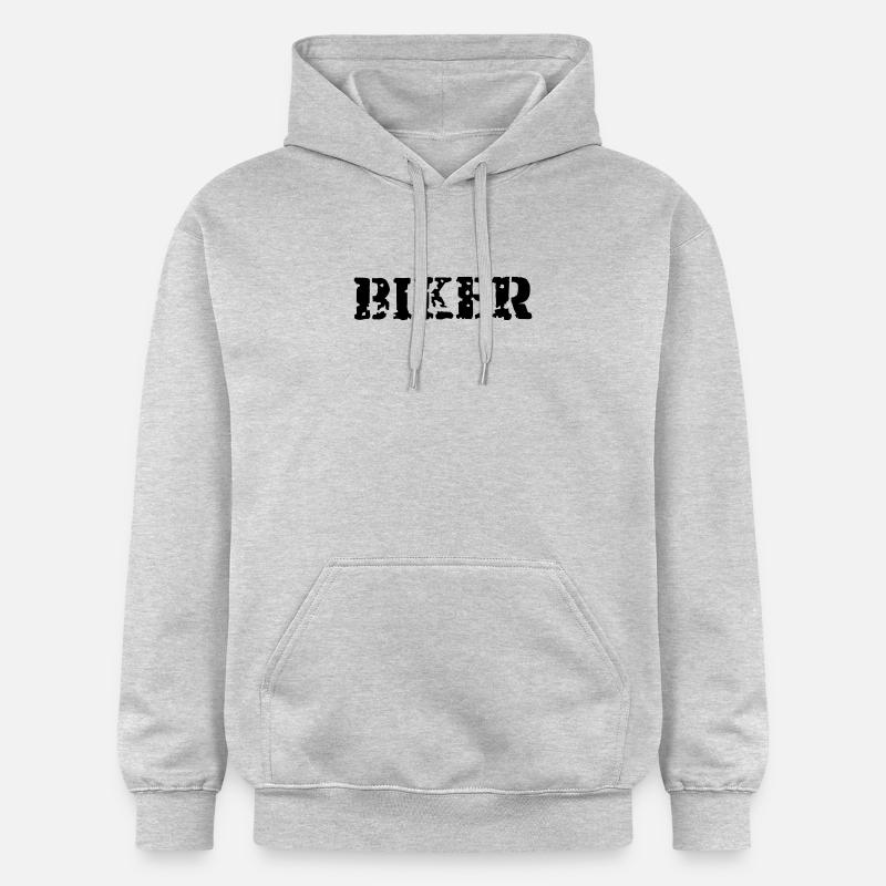 Biker - Sweat à capuche Softstyle® Gildan Unisexe - gris clair chiné