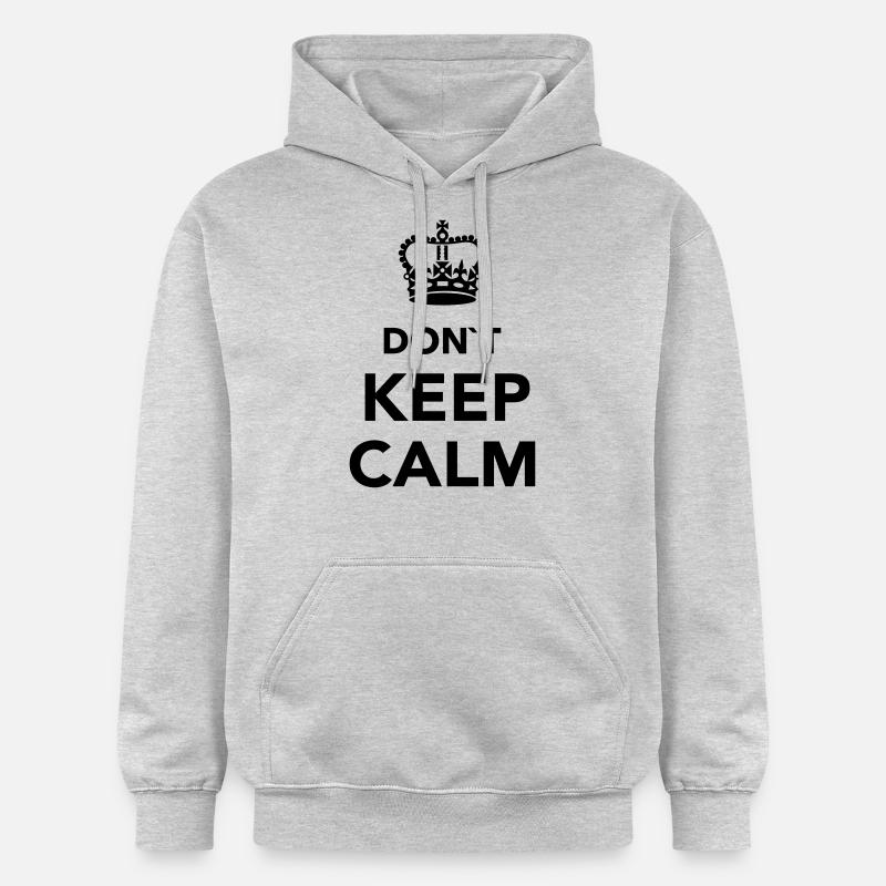 Don't Keep calm - Sweat à capuche Softstyle® Gildan Unisexe - gris clair chiné