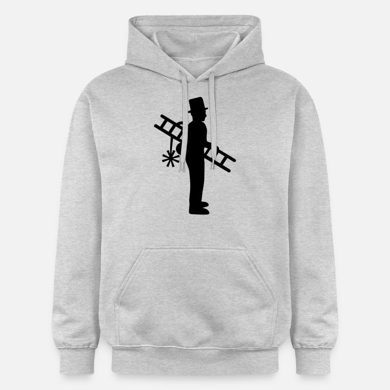 Ramoneur - Sweat à capuche Softstyle® Gildan Unisexe - gris clair chiné