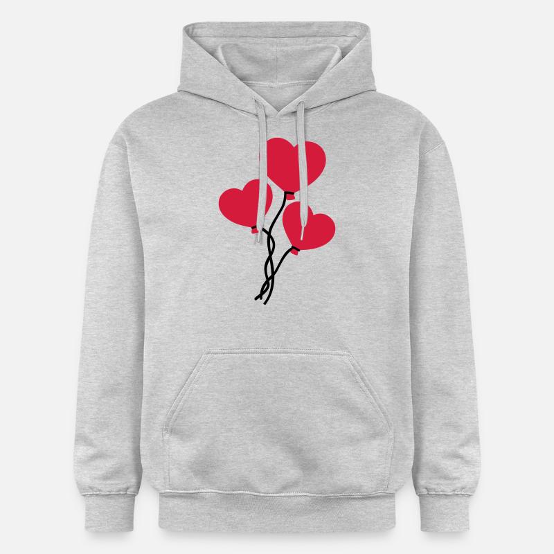 Ballon - Sweat à capuche Softstyle® Gildan Unisexe - gris clair chiné