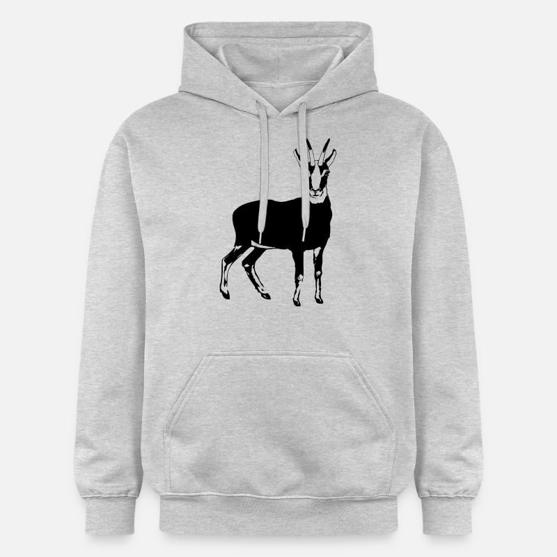 Gemse - Sweat à capuche Softstyle® Gildan Unisexe - gris clair chiné