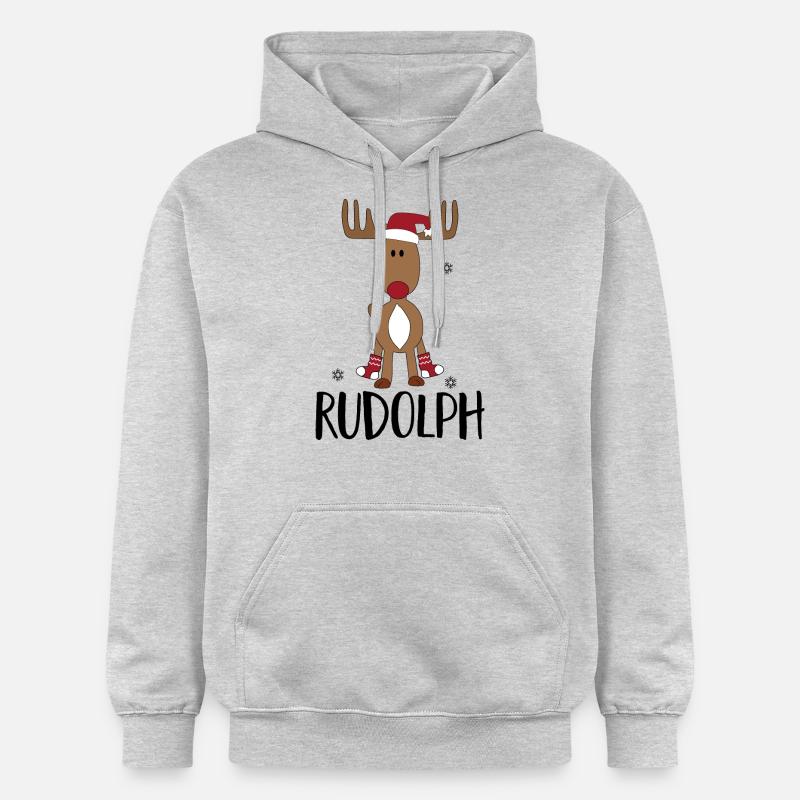 Noël - Sweat à capuche Softstyle® Gildan Unisexe - gris clair chiné