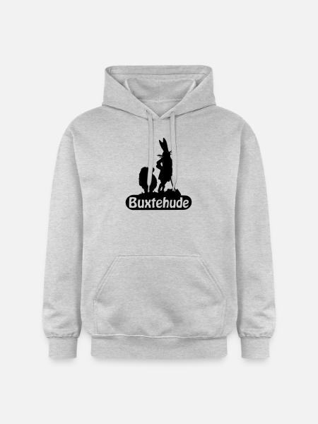 Buxtehude - Gildan Unisex Softstyle® Midweight Hoodie - Hellgrau meliert