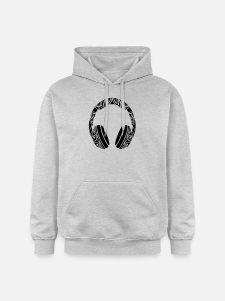 casque - Sweat à capuche Softstyle® Gildan Unisexe - gris clair chiné
