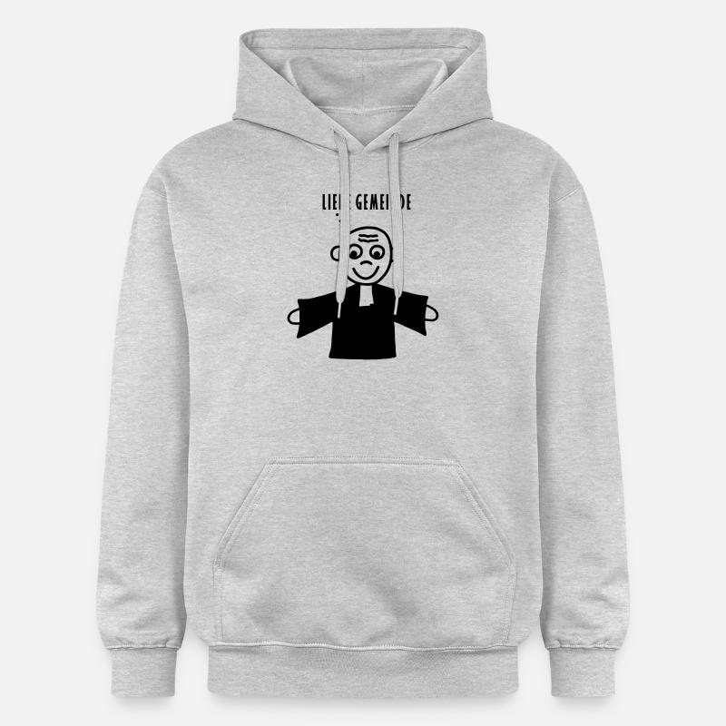 Liebe Gemeinde - Gildan Unisex Softstyle® Midweight Hoodie - Hellgrau meliert