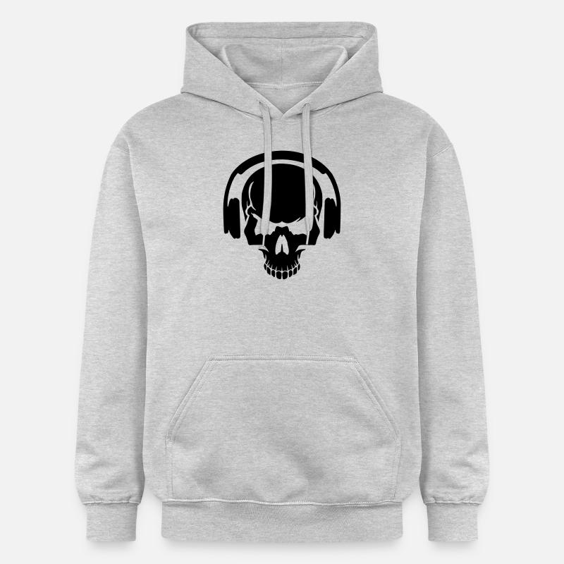 DJ - Sweat à capuche Softstyle® Gildan Unisexe - gris clair chiné