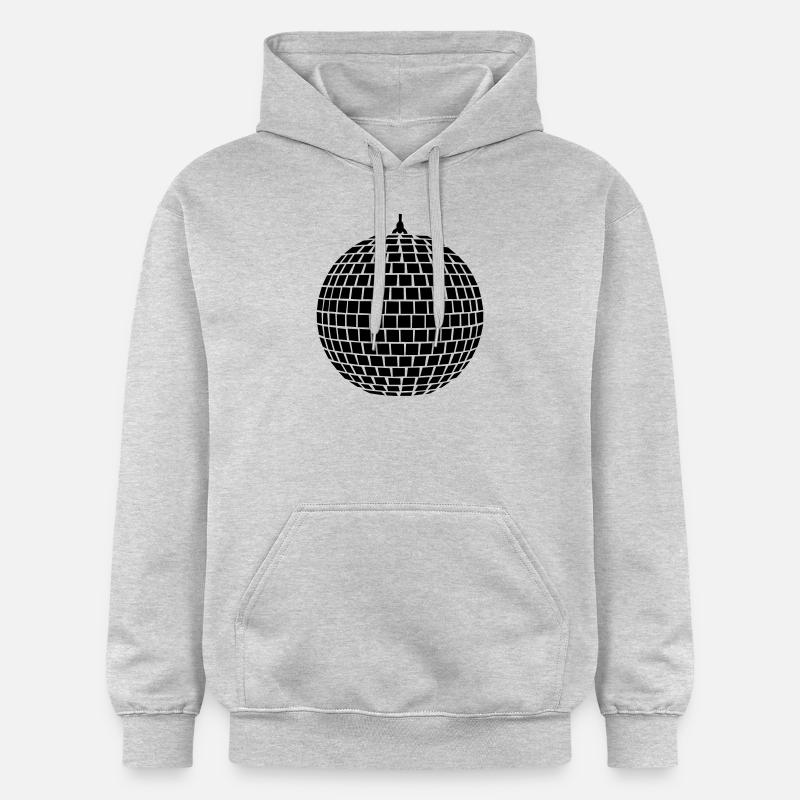 Disco - Sweat à capuche Softstyle® Gildan Unisexe - gris clair chiné