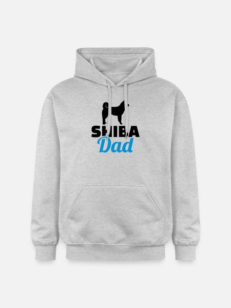 Shiba Inu - Sweat à capuche Softstyle® Gildan Unisexe - gris clair chiné