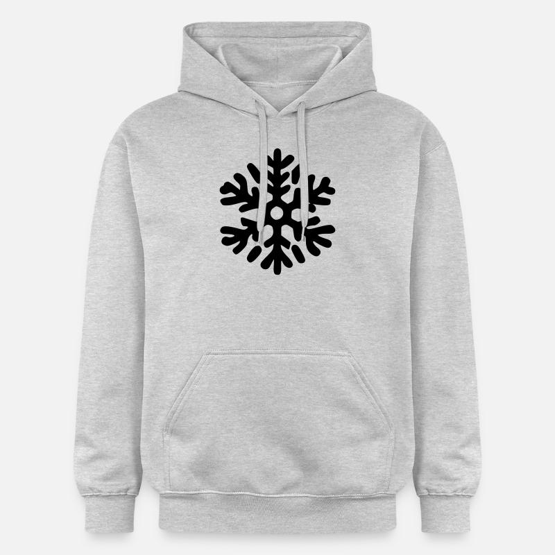 Flocon - Sweat à capuche Softstyle® Gildan Unisexe - gris clair chiné