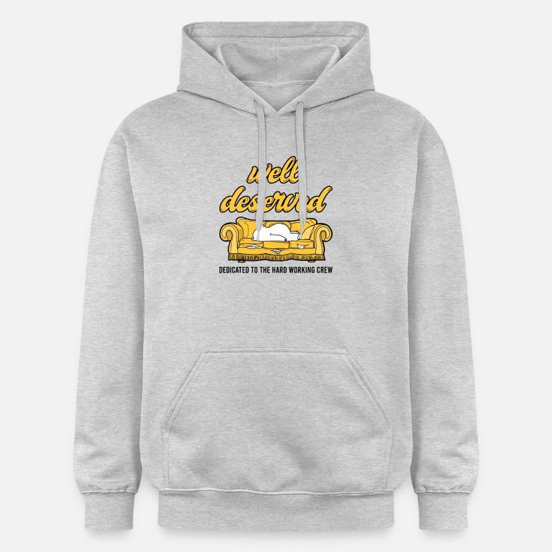 bien mérité - Sweat à capuche Softstyle® Gildan Unisexe - gris clair chiné