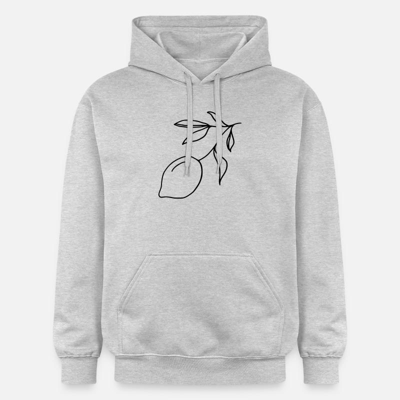 Rameau de citron - Sweat à capuche Softstyle® Gildan Unisexe - gris clair chiné