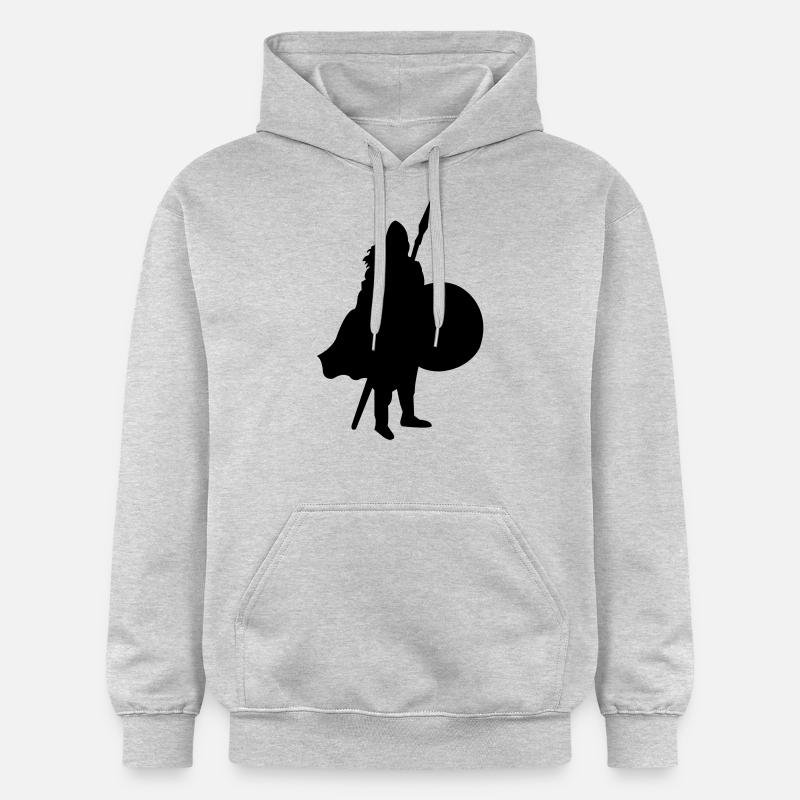 wikinger - Sweat à capuche Softstyle® Gildan Unisexe - gris clair chiné