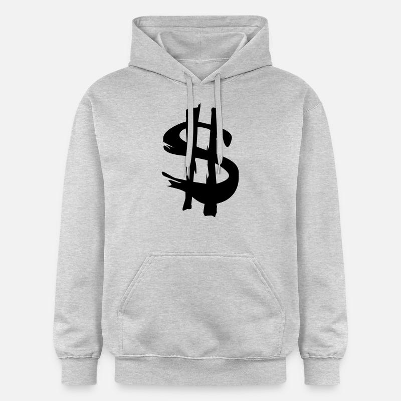 dollar - Sweat à capuche Softstyle® Gildan Unisexe - gris clair chiné