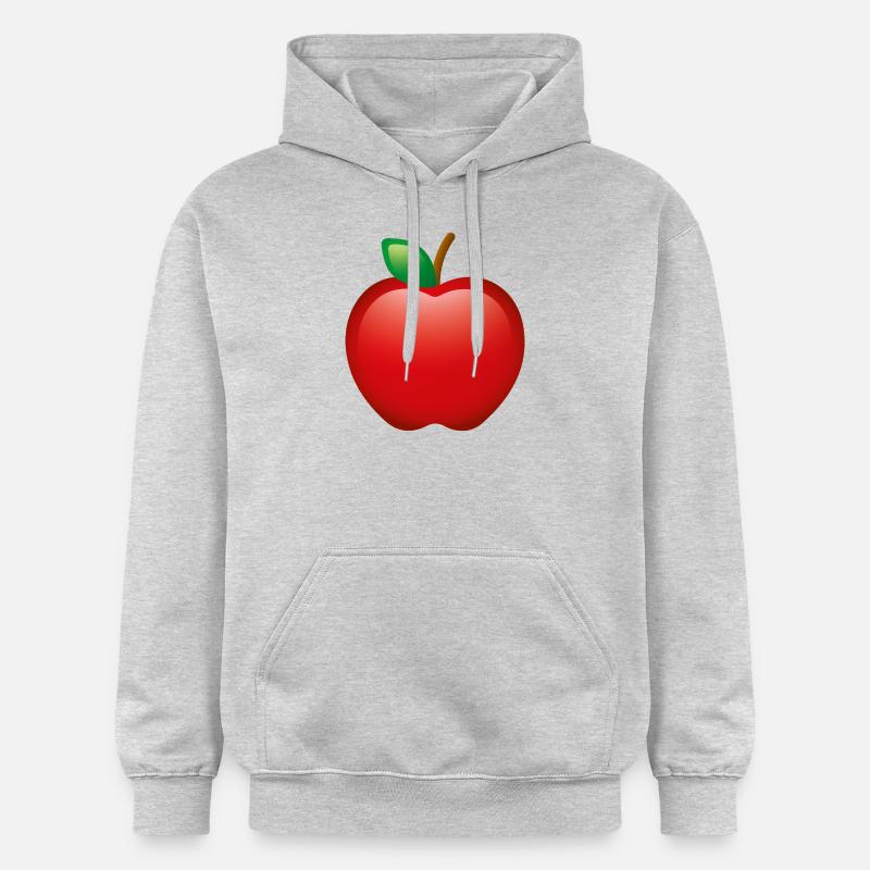 Smiley Apple - Sweat à capuche Softstyle® Gildan Unisexe - gris clair chiné