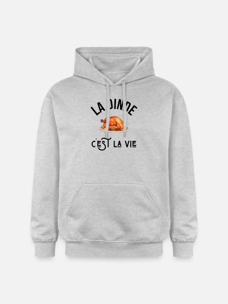 Turkey is life - gift idea - Gildan Unisex Softstyle® Midweight Hoodie - light heather grey