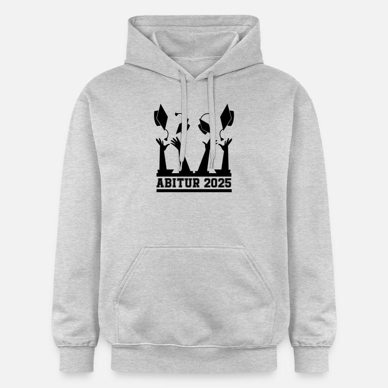 Abitur 2025 - Sweat à capuche Softstyle® Gildan Unisexe - gris clair chiné