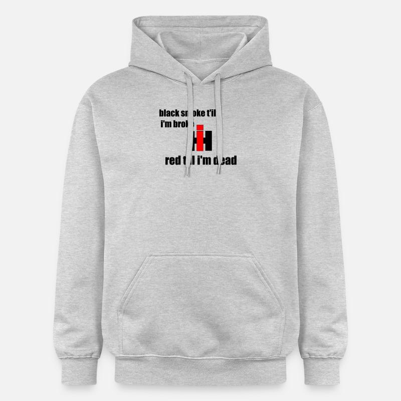 moissonneuse internationale - Sweat à capuche Softstyle® Gildan Unisexe - gris clair chiné