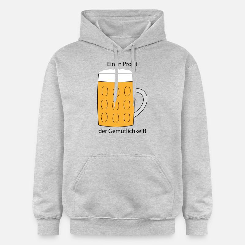 Prosit der Gemuetlichkeit - Gildan Unisex Softstyle® Midweight Hoodie - Hellgrau meliert