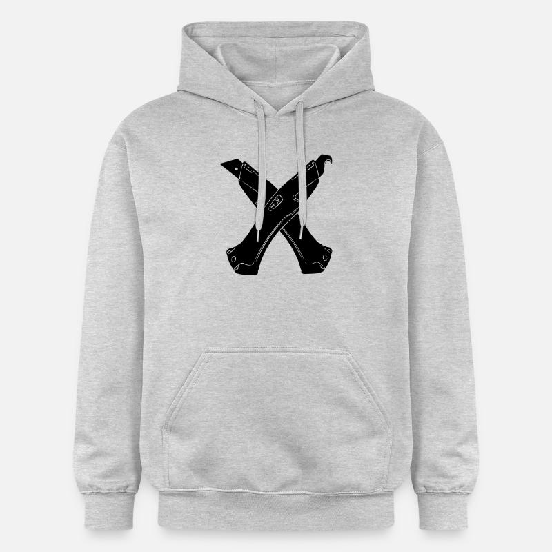 couteau stanley 5 - Sweat à capuche Softstyle® Gildan Unisexe - gris clair chiné