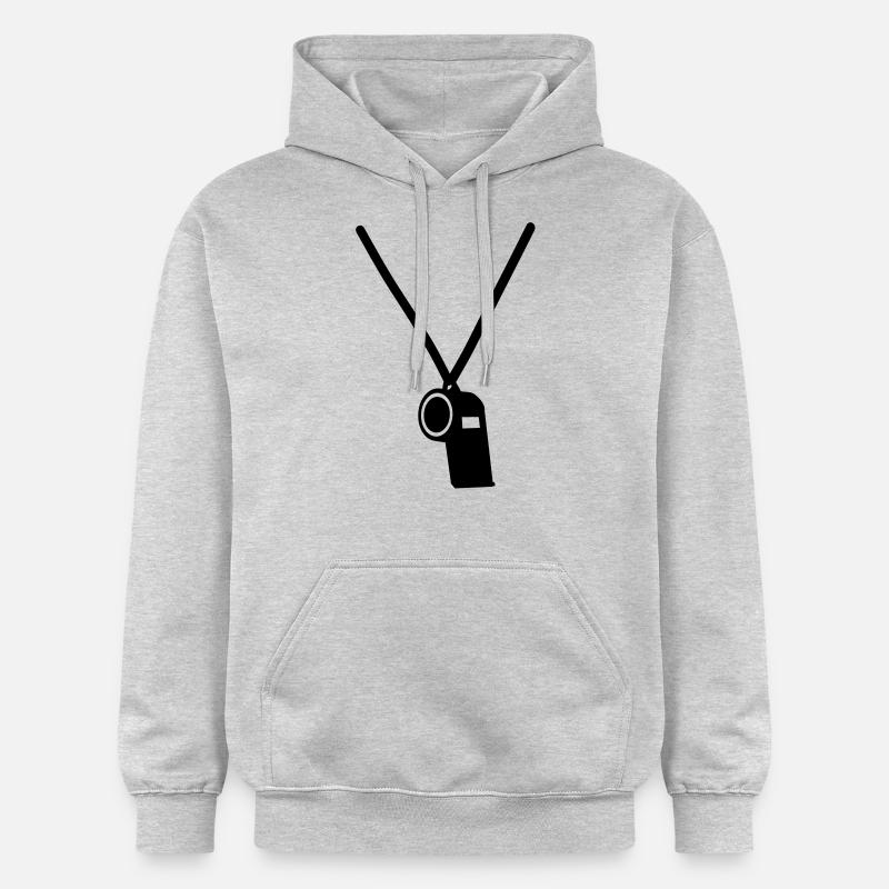 Sifflet à roulette - Sweat à capuche Softstyle® Gildan Unisexe - gris clair chiné