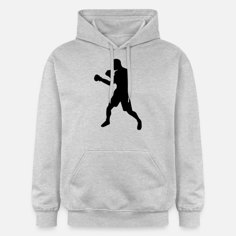 Boxe - Sweat à capuche Softstyle® Gildan Unisexe - gris clair chiné