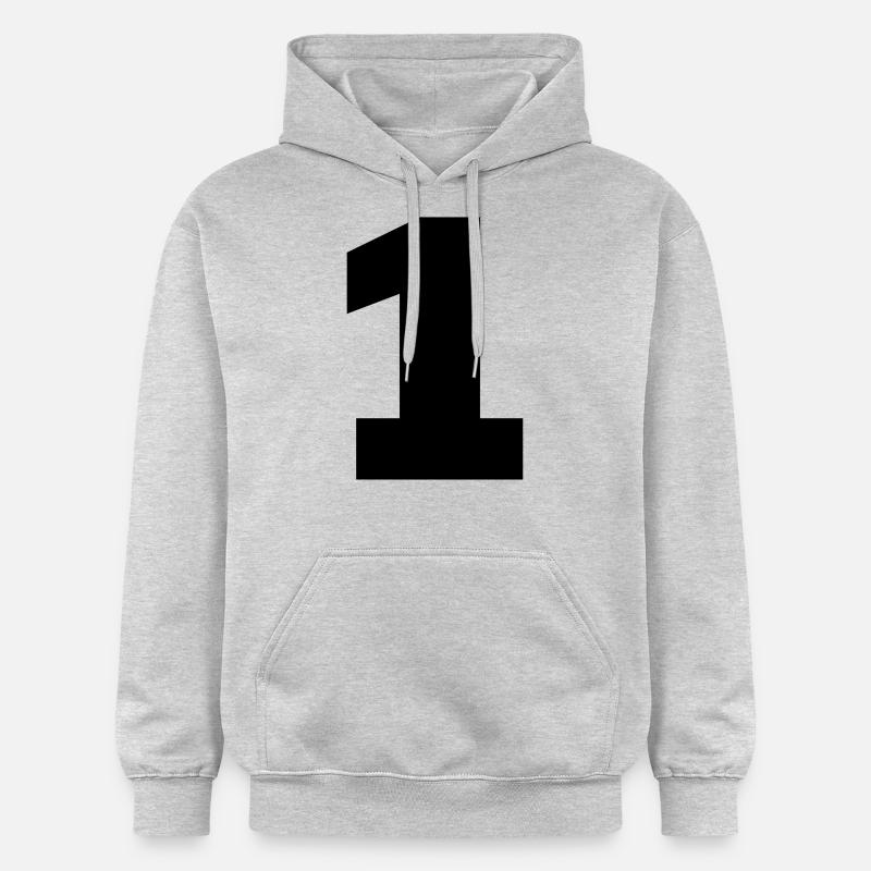 1 - Sweat à capuche Softstyle® Gildan Unisexe - gris clair chiné