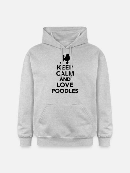 Pudel - Gildan Unisex Softstyle® Midweight Hoodie - Hellgrau meliert
