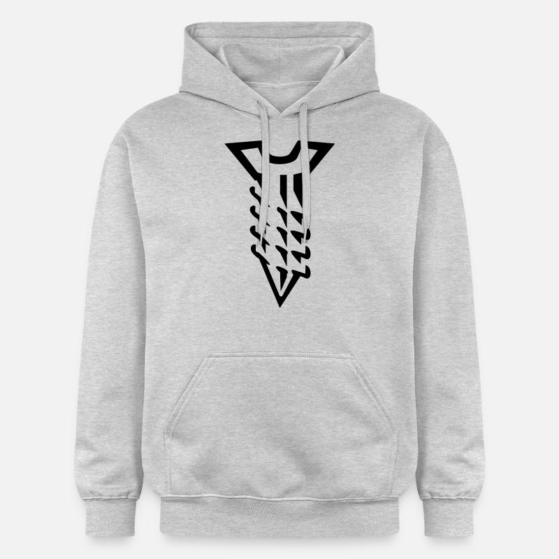 Boulon / vis (b, 1c) - Sweat à capuche Softstyle® Gildan Unisexe - gris clair chiné