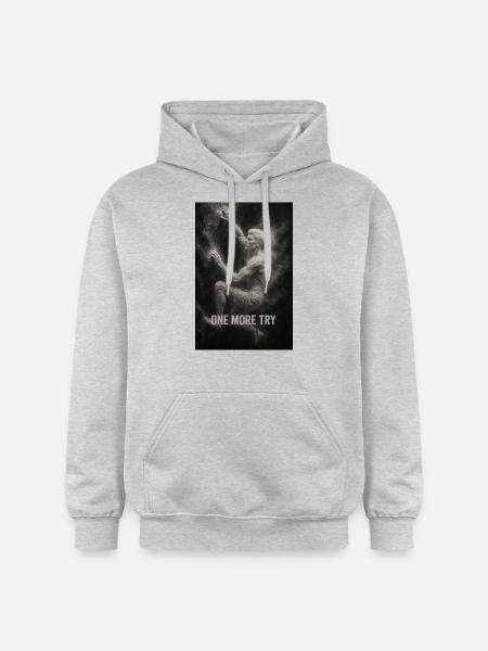One more try. - Gildan Unisex Softstyle® Midweight Hoodie - Hellgrau meliert
