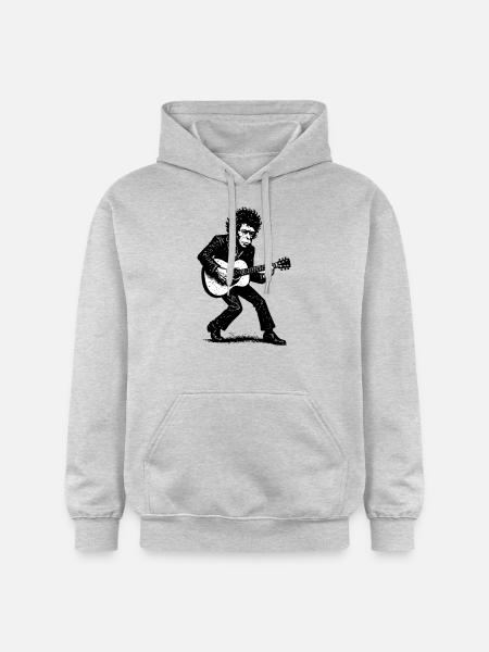 Singer Songwriter | The Monkey Dancer - Gildan Unisex Softstyle® Midweight Hoodie - light heather grey