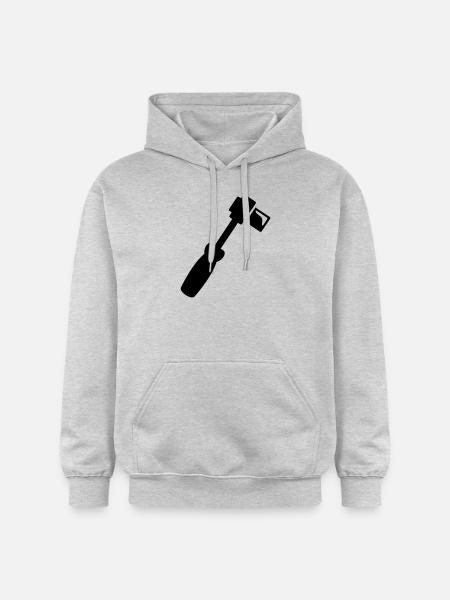 Mechanic wrench - Gildan Unisex Softstyle® Midweight Hoodie - light heather grey