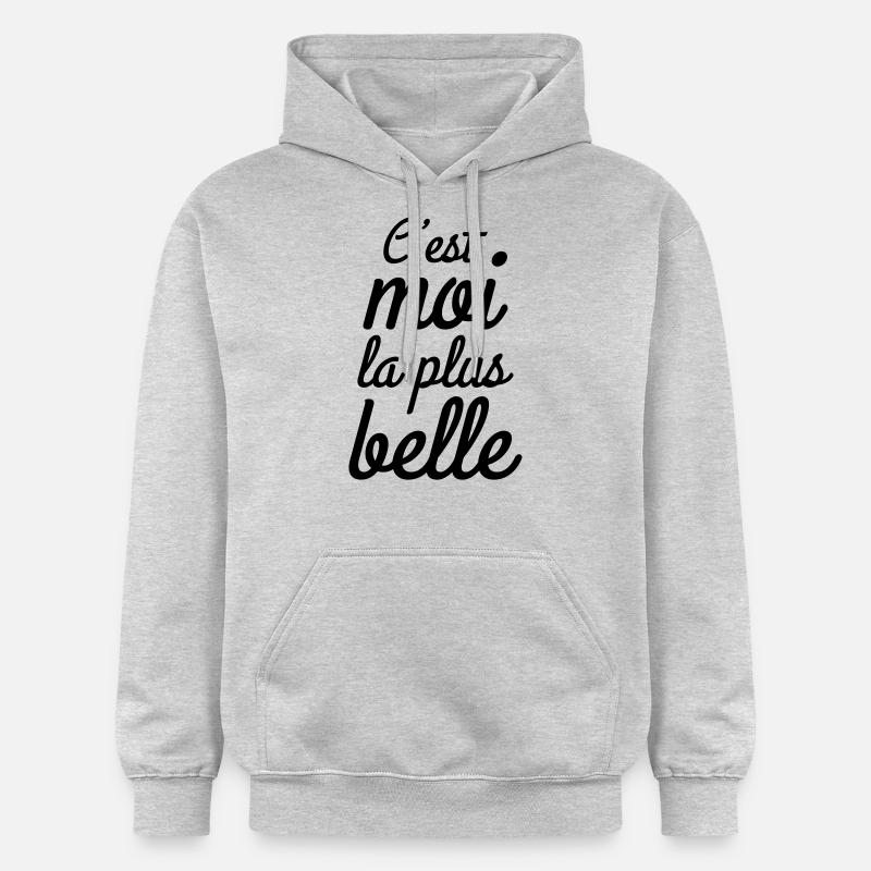 c'st moi2 - Sweat à capuche Softstyle® Gildan Unisexe - gris clair chiné