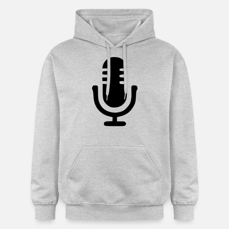 Micro - Sweat à capuche Softstyle® Gildan Unisexe - gris clair chiné