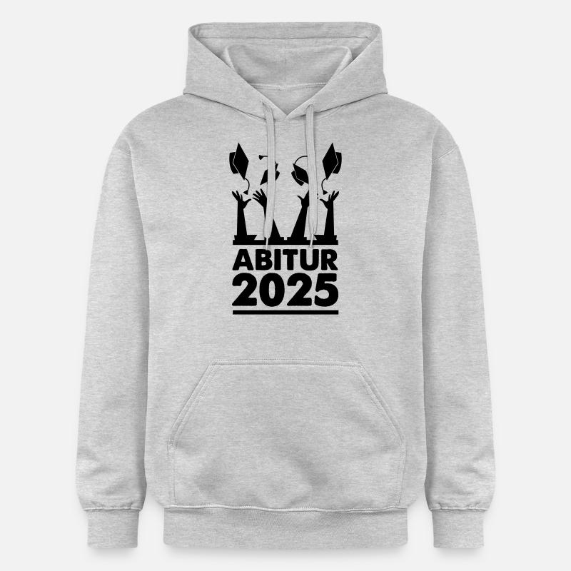Abitur 2025 - Sweat à capuche Softstyle® Gildan Unisexe - gris clair chiné
