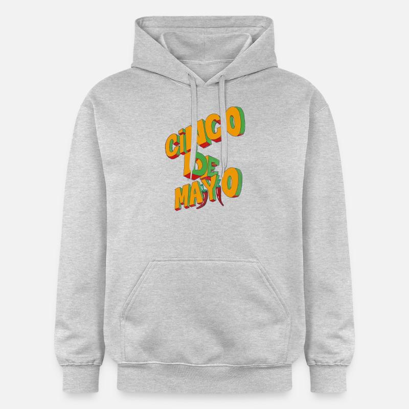 Conco de Mayo - Sweat à capuche Softstyle® Gildan Unisexe - gris clair chiné