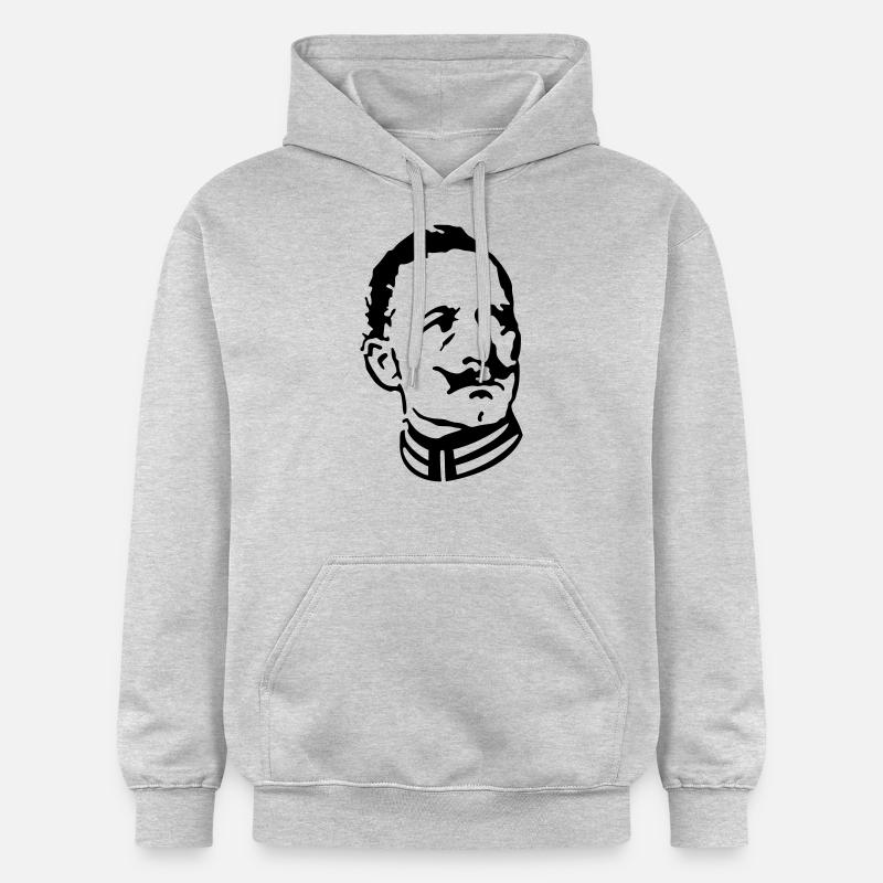 Wilhelm II - Sweat à capuche Softstyle® Gildan Unisexe - gris clair chiné