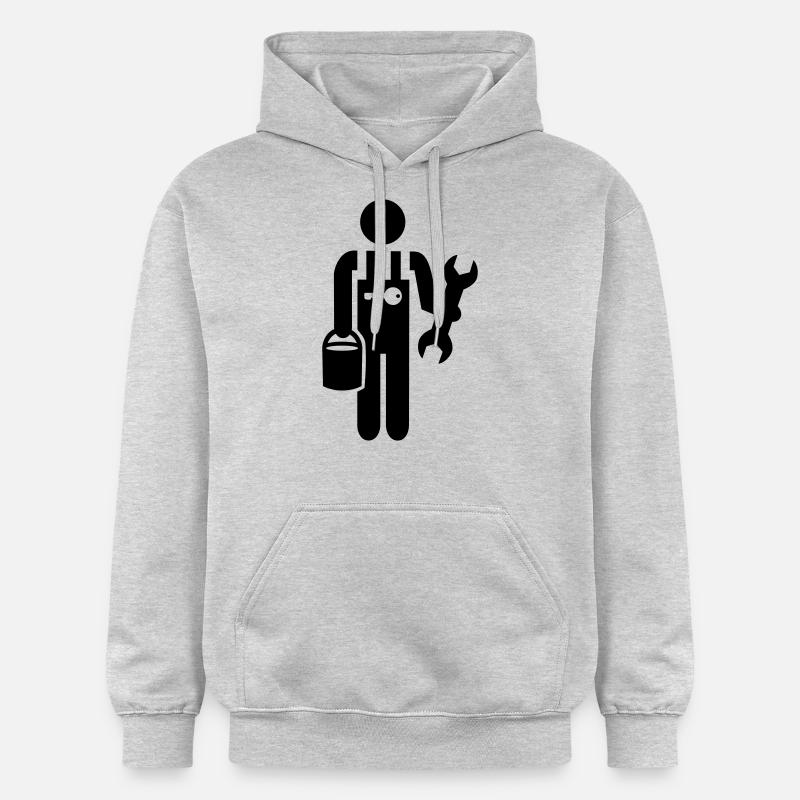 Concierge - Sweat à capuche Softstyle® Gildan Unisexe - gris clair chiné