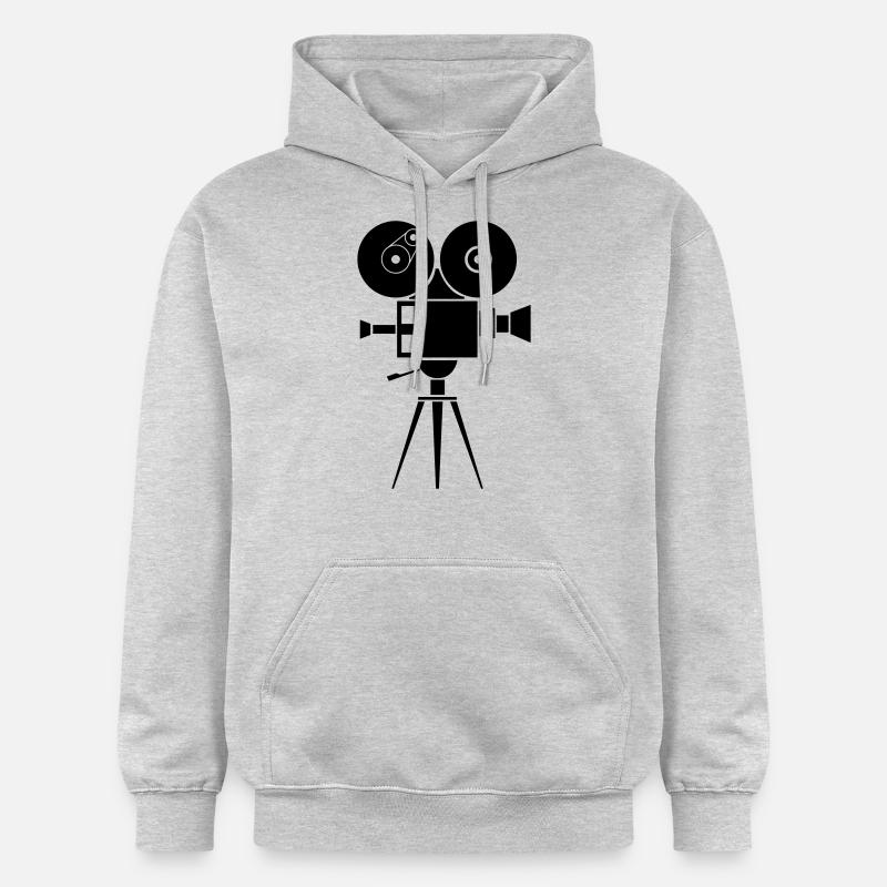 caméra - Sweat à capuche Softstyle® Gildan Unisexe - gris clair chiné