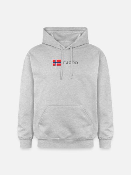 Fjord Norway - Gildan Unisex Softstyle® Midweight Hoodie - light heather grey