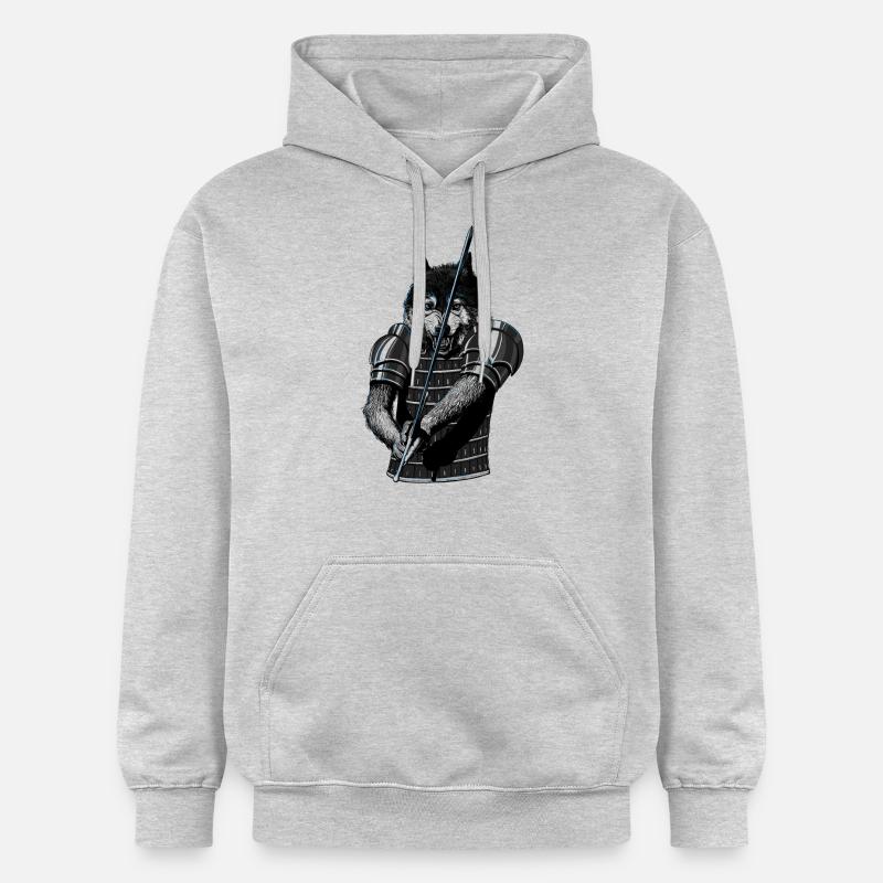 Wolf Duell - Gildan Unisex Softstyle® Midweight Hoodie - Hellgrau meliert