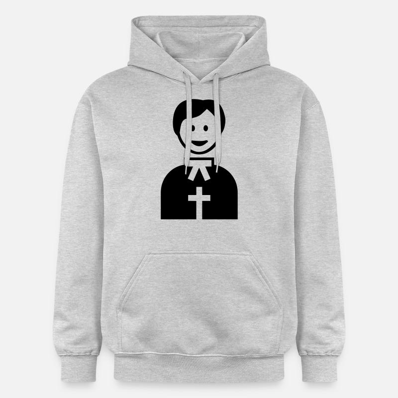 Pasteur - Sweat à capuche Softstyle® Gildan Unisexe - gris clair chiné