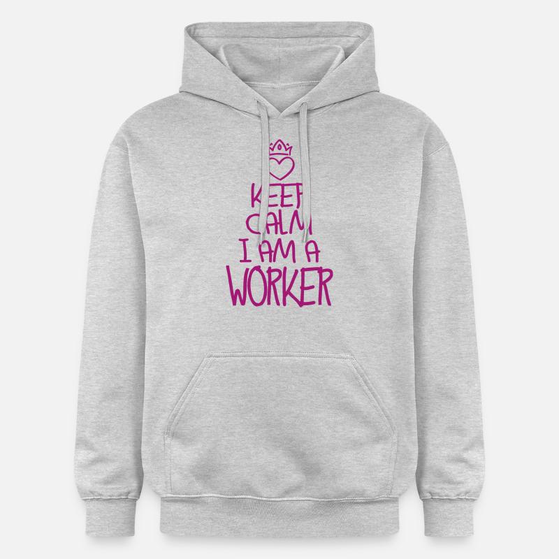 Best Arbeiter ever Arbeiter Geschenk - Gildan Unisex Softstyle® Midweight Hoodie - Hellgrau meliert