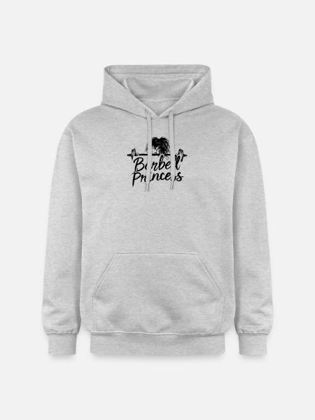 Barbell Princess - Gildan Unisex Softstyle® Midweight Hoodie - light heather grey