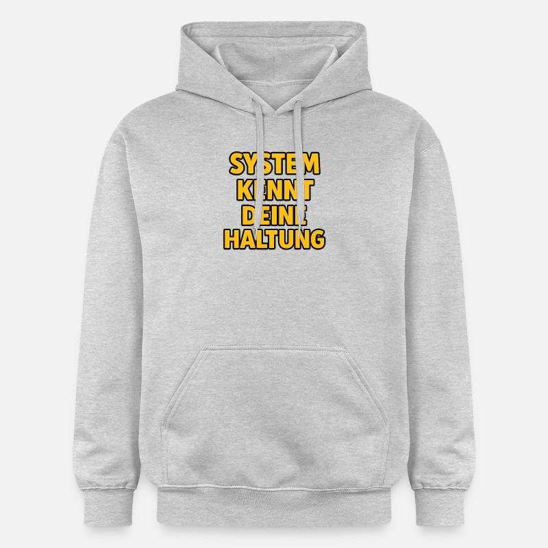 Le système connaît votre attitude - Sweat à capuche Softstyle® Gildan Unisexe - gris clair chiné